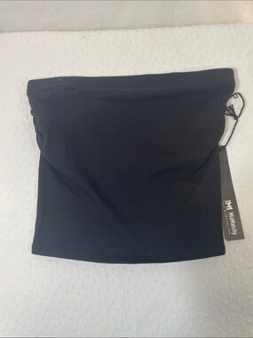 Mixmatchy Black Strapless Tube Top Xs NWT